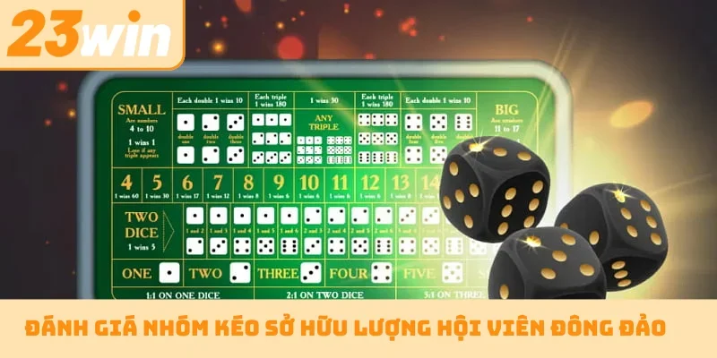 Đánh giá nhóm kéo sở hữu lượng hội viên đông đảo