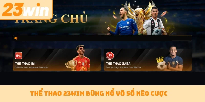 Thể thao 23WIN bùng nổ vô số kèo cược